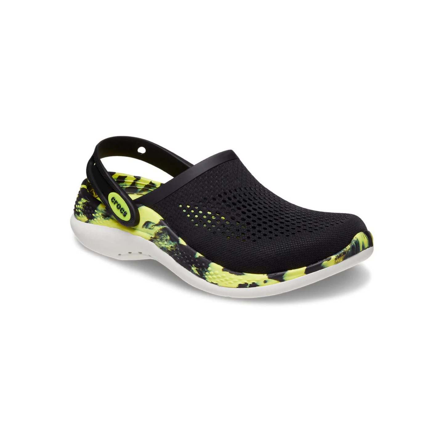 Crocs Black Men Literide 360 Marbled Clog