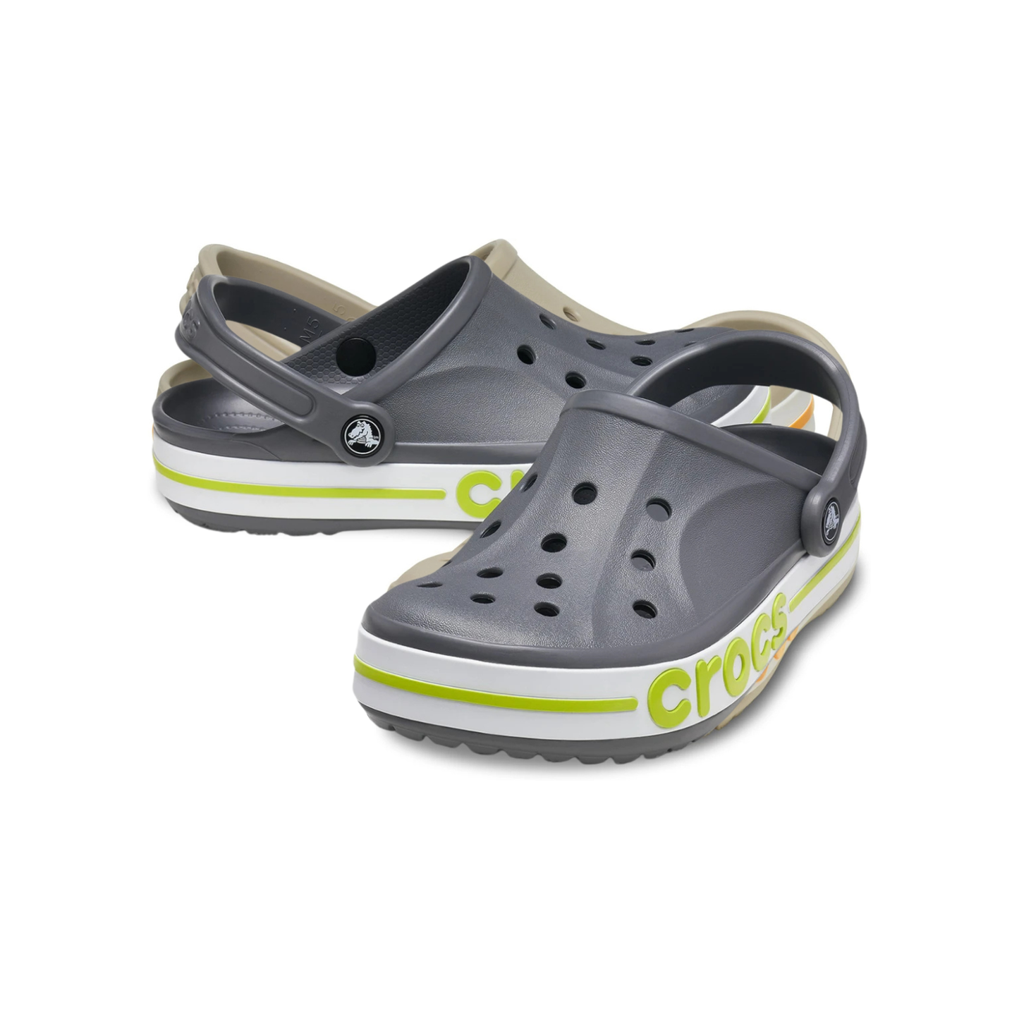 CROCS Grey Bayaband Casual Sandal
