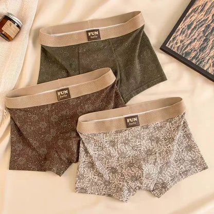 Sepia Script Aura Trunk Briefs