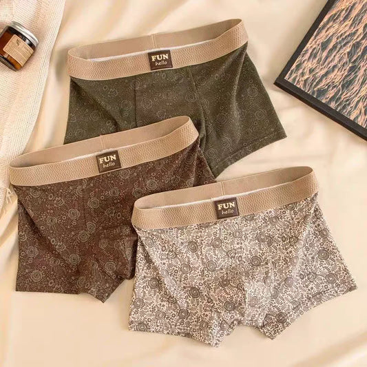Sepia Script Aura Trunk Briefs