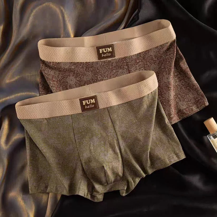 Sepia Script Aura Trunk Briefs